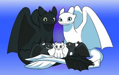 Toothless and Light Fury by FuriaNocturna01 How train your d