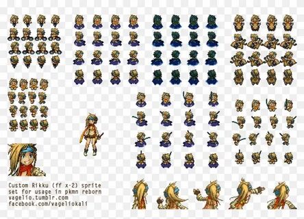 Final Fantasy Vi Custom Sprites, HD Png Download - 1097x753(