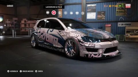 Need for Speed Payback - Golf GTI Vinyl Wrap #1 - YouTube
