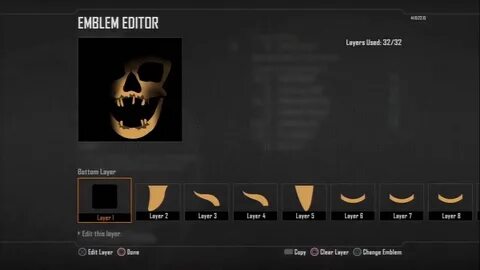 Black Ops 2 Emblem Tutorial: Badass Skull - YouTube