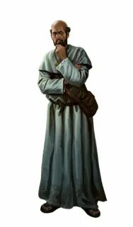 Male Human Cleric of Gozreh thoughtful Priest - Pathfinder 2