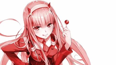 Zero Two Desktop Wallpaper posted by Michelle Johnson