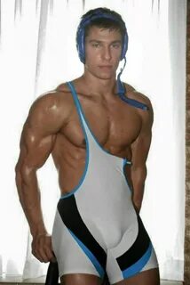 Muscle man wrestler