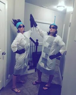 Kronk and Yzma secret lab outfits. Emperor's New Groove cosp