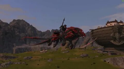 Final Fantasy XIV: Stormblood - Battle Panther (dark knight 