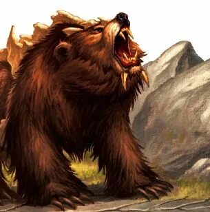 Gauntlet of Marduk (quest) Dire bear, Creatures, Bear art