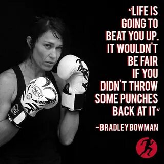 Life is going to beat you up. Throw punches back. #motivatio