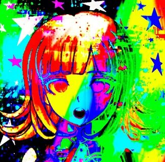 Glitchcore profile picture: Chiaki Glitchcore anime, Aesthet