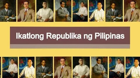 Mga Pangulo ng Ikatlong Republika ng Pilipinas: Part I - You