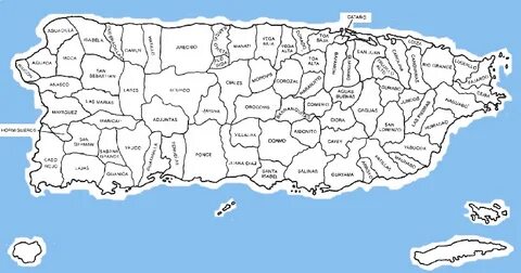Mapa De Puerto Rico - Download Hd Adjuntas Ciales Puerto Ric