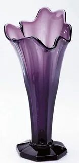Fenton Art Glass Newsletter Purple vase, Purple glass, All t