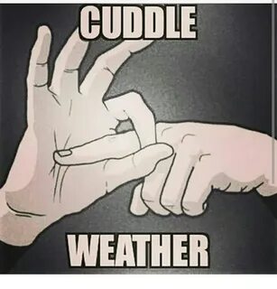 CUDDLE WEATHER Meme on awwmemes.com