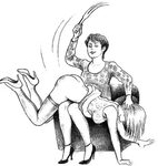 Female spanks Female OTK Spanking Art Mix - Photo #1