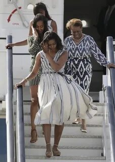 Michelle Obama in a $1800 Proenza Schouler dress in Madrid: 