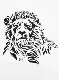 Mathew Nedeljko - Google+ Lion stencil, Tribal lion, Lion ta