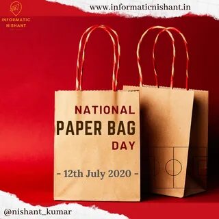 national paper bag day Paper bag, Bags, Paper shopping bag