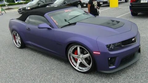 Purple Camaro SS W/ZL1 Kit In Hunt Valley Horsepower - YouTu