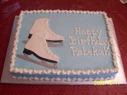 Ice Skating Party Cake - Children's Birthday Cakes Ice skati