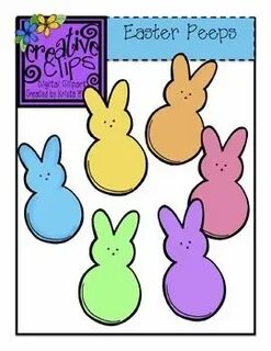 FREE Easter Peeps Creative Clips Digital Clipart Easter peep