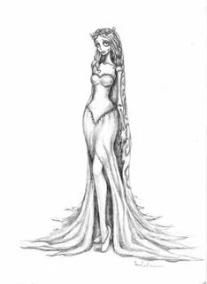 art, corpse bride, drawing, emily, tim burton Tim burton cor