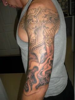 Heaven And Hell Half Sleeve Tattoos * Half Sleeve Tattoo Sit