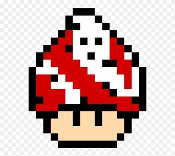 Ghost Busters - Mario Bros Mushroom Pixel Clipart (#1809535)