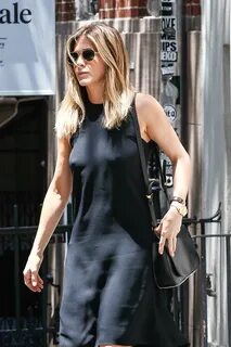 Jennifer Aniston in Black Mini Dress -02 GotCeleb