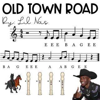 Pop Recorder Songs - Old Town Road - Music and Motivate