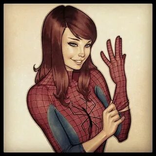 #MaryJane Spiderman artwork, Spiderman art, Spiderman girl