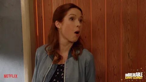 Ellie kemper shocked punch GIF - Find on GIFER