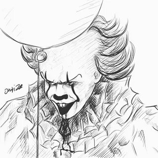 The best free Pennywise drawing images. Download from 175 fr