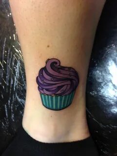 Cupcake tattoo Cupcake tattoos, Purple tattoos, Tattoos