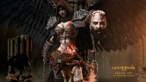 Atlantic Bands - Kratos Girl God Of War fan art