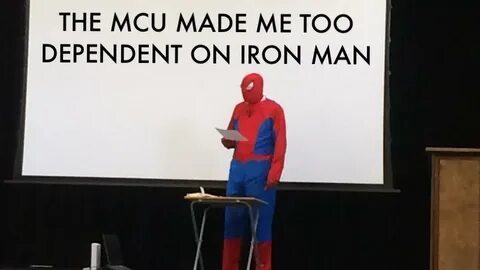 Spider Man on the MCU Spider-Man's Presentation Know Your Me