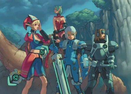 Characters Art - Phantasy Star Online Episode 1 & 2 Art Gall