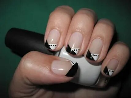 fuckyeahprettynails shared by Nailed on We Heart It Tuxedo n