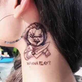 Chucky tattoo / Pumpkin tattoo / Realistic Temporary tattoos