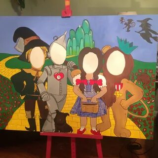 Thing1 & Thing2 Photo Prop Painting Etsy Wizard of oz decor,