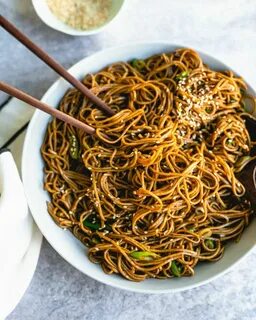 Quick Soba Noodles Recipe Soba noodles recipe, Soba noodles,