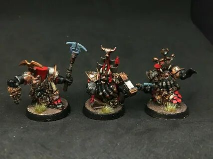 Daemonsmiths Legion of Azgorh painted Chaos dwarfs Warhammer