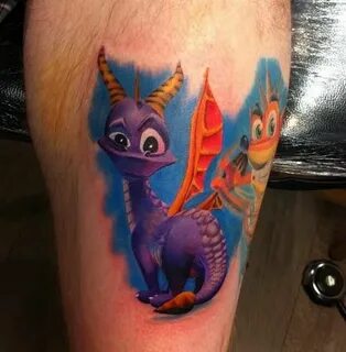 colourful Crash bandicoot tattoo, Tattoos, Crash bandicoot