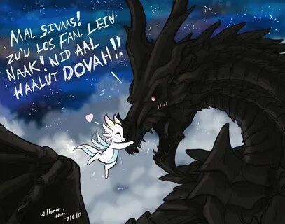 Aero and Alduin' by WMDiscovery93 -- Fur Affinity dot net