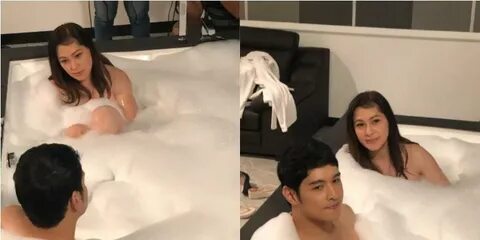 Sheryl Cruz, Jeric Gonzales get intimate in steamy bath scen