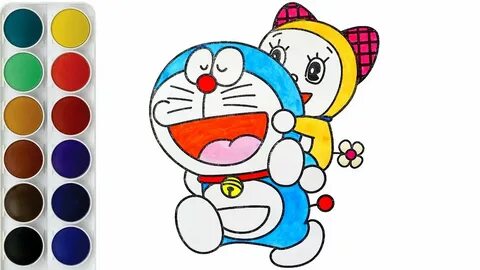 Coloring Doremon and Doremi Coloring Book for Kids - YouTube