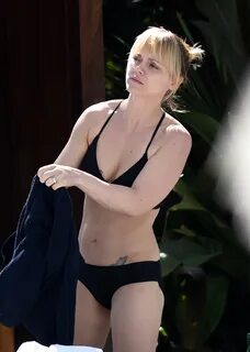 Christina Ricci - Black Bikini Candids in Miami Indian Girls