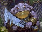 Warrior toad., Stepan Gilev on ArtStation at https://www.art