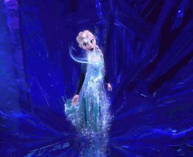 Elsa's Dress Transformation Sequence from Disney's FROZEN - 