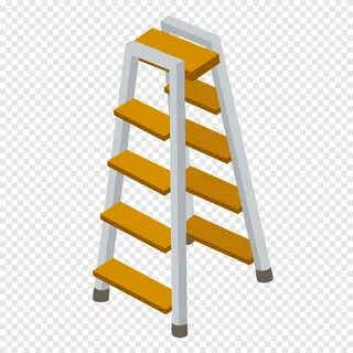Бесплатная загрузка Cartoon Ladder, Cartoon желтая лестница,