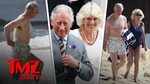 70-Year-Old Prince Charles and Camilla Hit the Beach in Barb