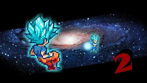 Goku Vs Vegeta 2 - sprite animation - YouTube